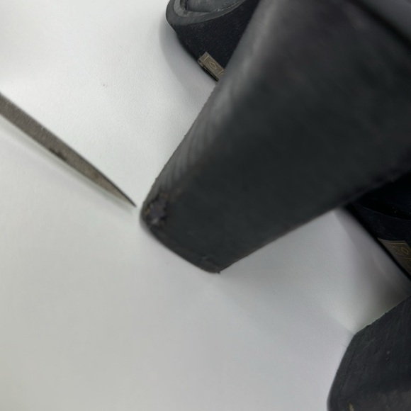 Ibiza Last by Jeffrey Campbell Boots "Westin" black leather ankle booties - Picture 8 of 13